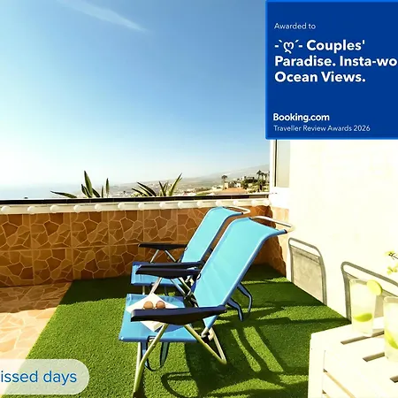 -'ღ'- Couples' Paradise. Insta-worthy Ocean Views. Appartement